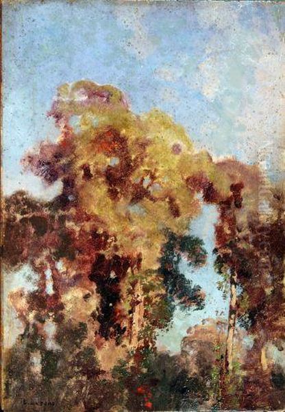 Studio Di Alberi Oil Painting by Edoardo Dalbono