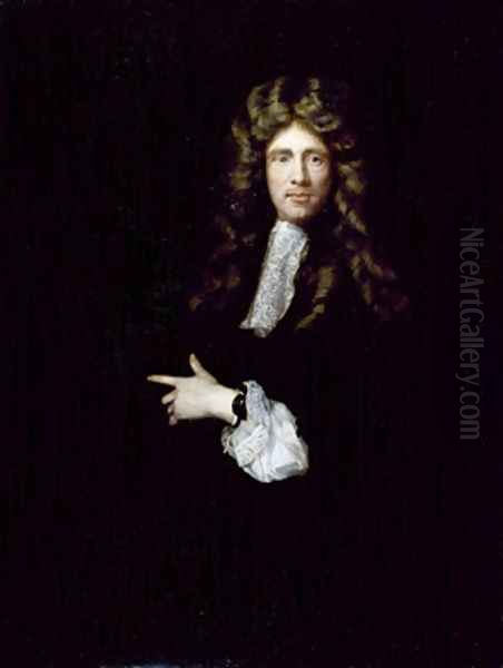 George Savile 1st Marquess of Halifax Oil Painting by Claude Lefebvre