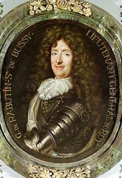 Portrait of Count Roger Bussy de Rabutin 1618-93 Oil Painting by Claude Lefebvre