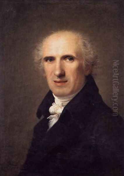 Portrait Of Canova Oil Painting by Gaspare Landi