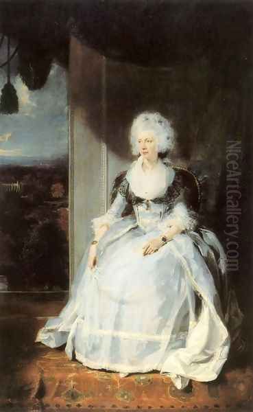 Queen Charlotte 1789-90 Oil Painting by Sir Thomas Lawrence