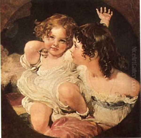 Calmady Children Oil Painting by Sir Thomas Lawrence