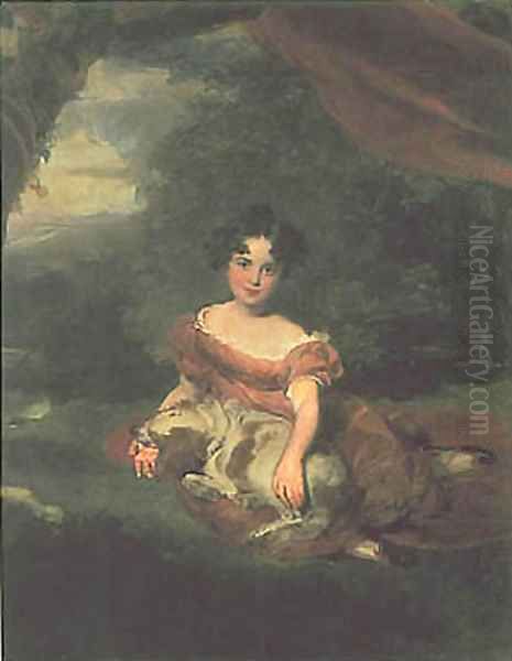 Portrait of Miss Peel Oil Painting by Sir Thomas Lawrence