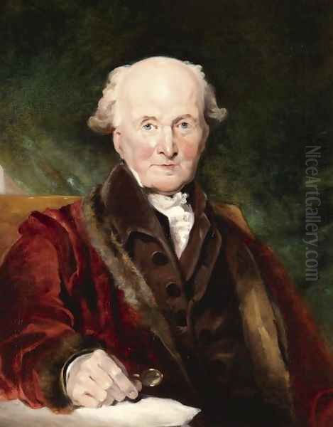 Portrait of John Julius Angerstein Oil Painting by Sir Thomas Lawrence