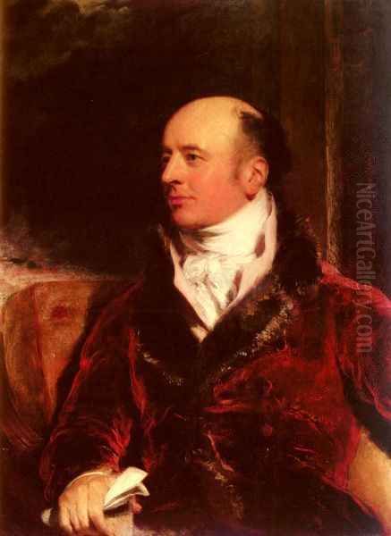 Portrait Of James Perry (1756 - 1821) Oil Painting by Sir Thomas Lawrence