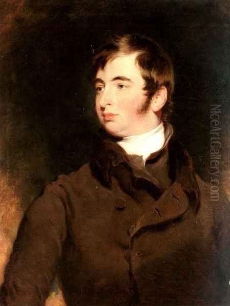 Portrait of George Charles Pratt, Earl of Brecknock (1799-1866) Oil Painting by Sir Thomas Lawrence