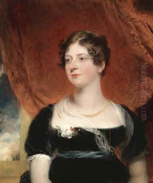 Portrait of Miss Glover of Bath Oil Painting by Sir Thomas Lawrence