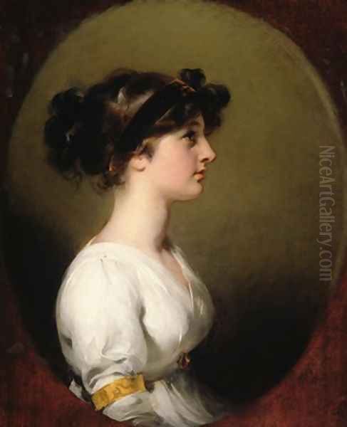 The Hon Caroline Upton Oil Painting by Sir Thomas Lawrence