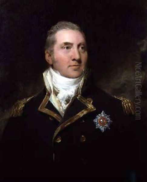 Portrait of Admiral Sir Edward Pellew Oil Painting by Sir Thomas Lawrence