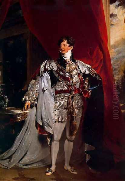 The Prince Regent [later George IV] of England Oil Painting by Sir Thomas Lawrence