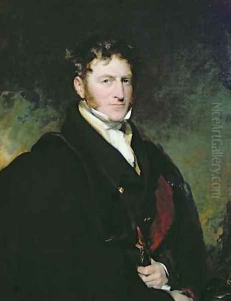 Portrait of Sir John Beckett Oil Painting by Sir Thomas Lawrence