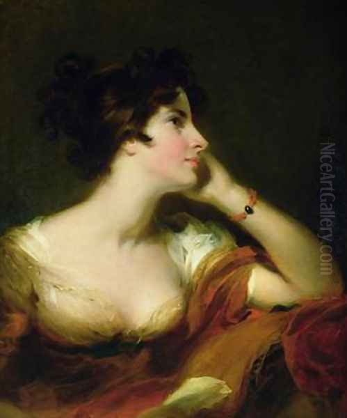 Maria Banks Woodley Riddell 1772-1808 Oil Painting by Sir Thomas Lawrence