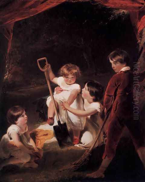 The Angerstein Children Oil Painting by Sir Thomas Lawrence