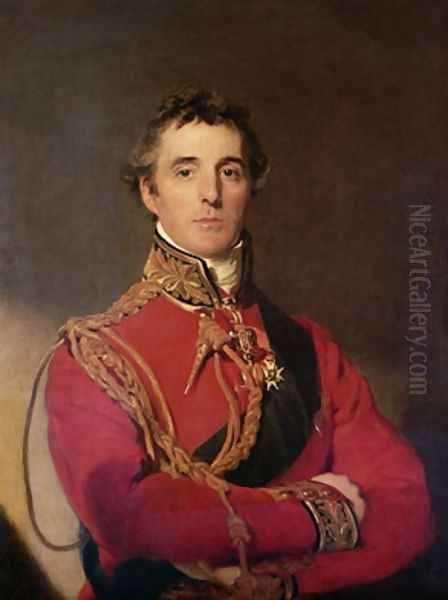 Portrait of Arthur Wellesley 1769-1852 Oil Painting by Sir Thomas Lawrence