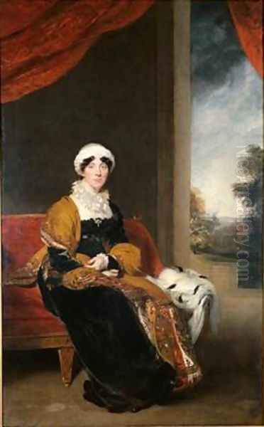 Portrait of Eleanor Lady Wigram Oil Painting by Sir Thomas Lawrence