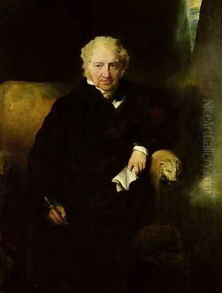 Portrait of Henry Fuseli Johann Heinrich Fussli Oil Painting by Sir Thomas Lawrence