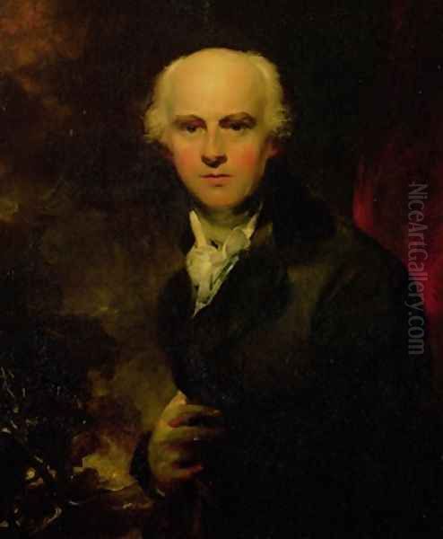 Portrait of Joseph Farington 1747-1821 Oil Painting by Sir Thomas Lawrence