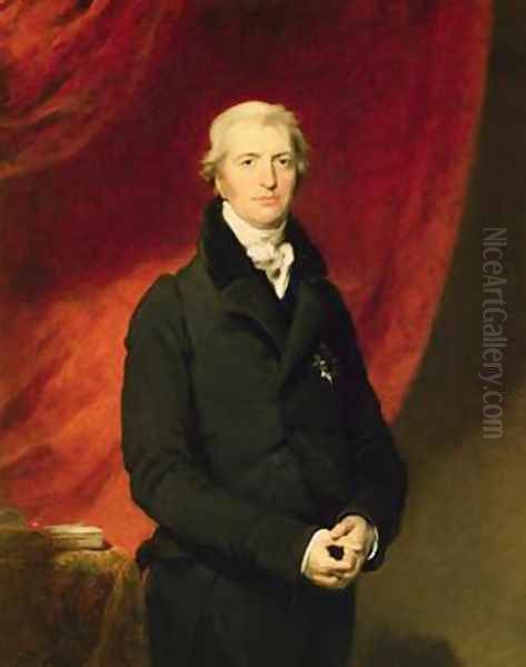 Robert Banks Jenkinson 2nd Earl of Liverpool 1770-1828 Oil Painting by Sir Thomas Lawrence