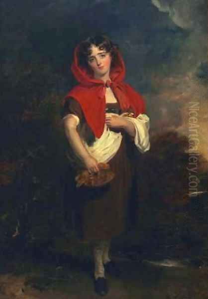 Emily Anderson Little Red Riding Hood Oil Painting by Sir Thomas Lawrence