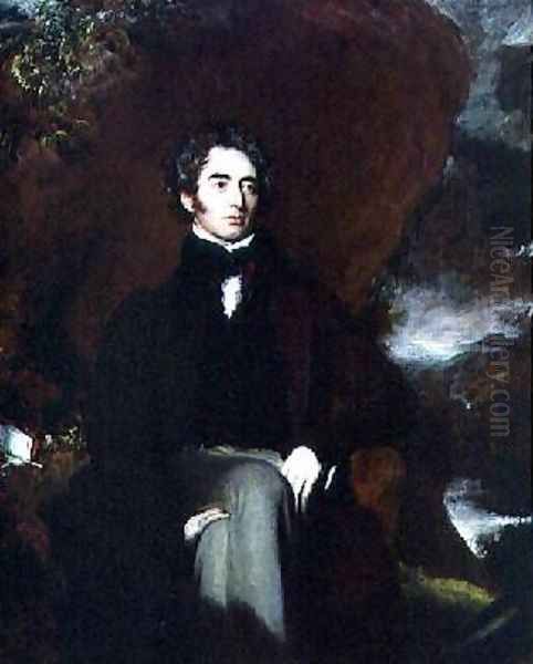 Portrait of Robert Southey 1774-1843 English poet and man of letters Oil Painting by Sir Thomas Lawrence