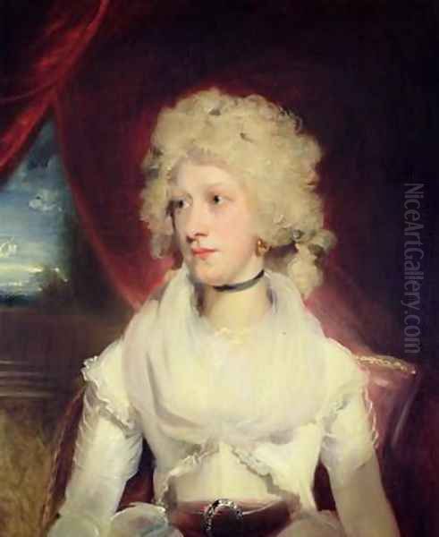 Portrait of Miss Martha Carr Oil Painting by Sir Thomas Lawrence