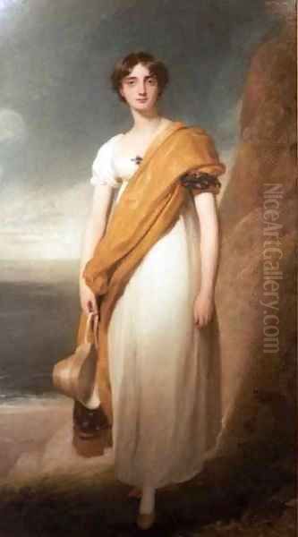 Lady Marie Oglander Oil Painting by Sir Thomas Lawrence