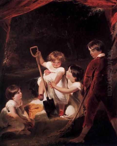 The Angerstein Children 2 Oil Painting by Sir Thomas Lawrence