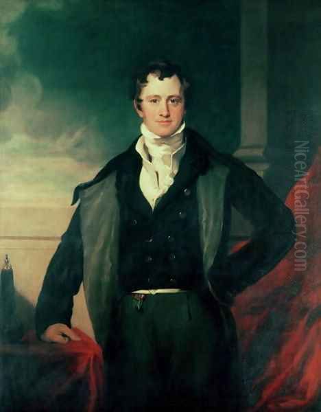 Sir Humphry Davy Oil Painting by Sir Thomas Lawrence