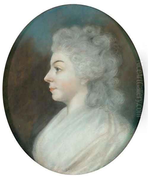 Portrait of a woman traditionally identified as Sarah Siddons Oil Painting by Sir Thomas Lawrence