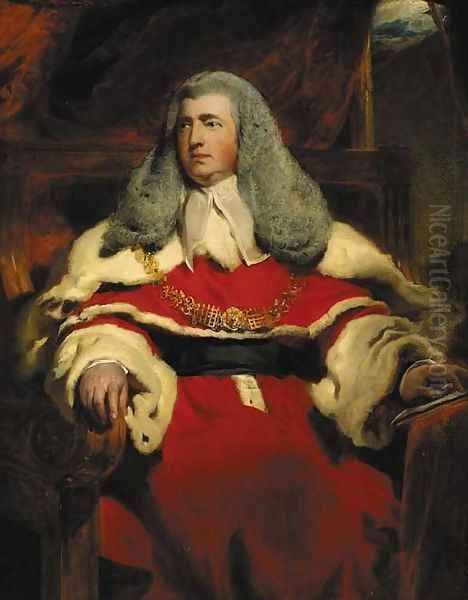 Portrait of Edward Law, 1st Baron Ellenborough, M.P., Lord Chief Justice of England (1750-1818) Oil Painting by Sir Thomas Lawrence