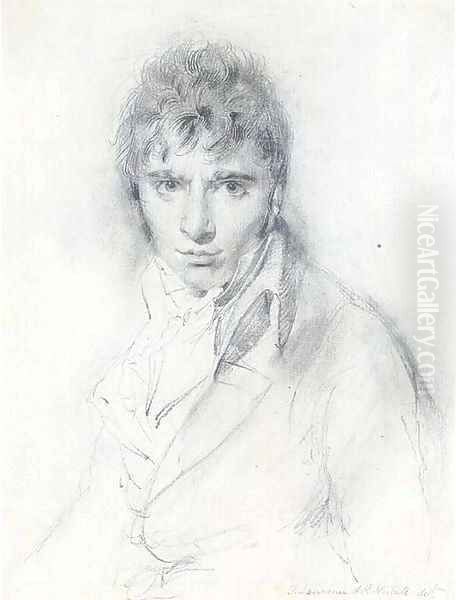 Portrait of Richard Westall, R.A. (1765-1836) Oil Painting by Sir Thomas Lawrence