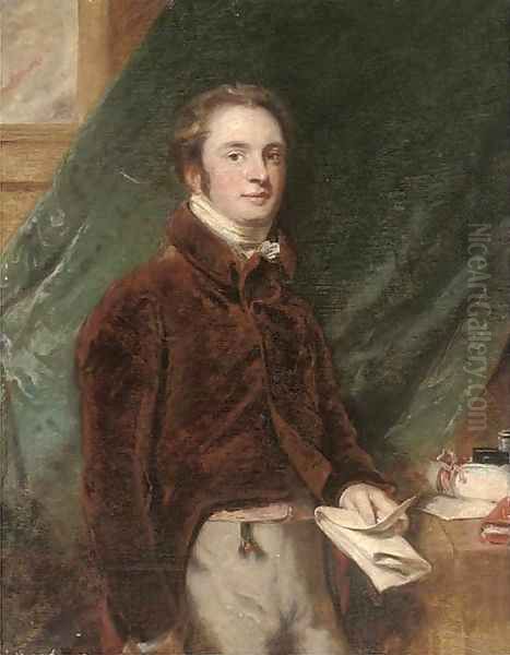 Portrait of the Rt. Hon. Charles Manners-Sutton, 1st Viscount Canterbury Oil Painting by Sir Thomas Lawrence