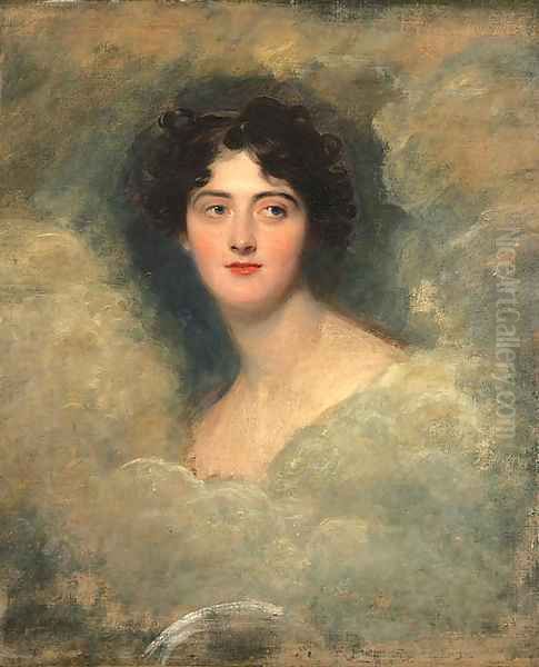 Portrait of Charlotte, Lady Webster (1795-1867) Oil Painting by Sir Thomas Lawrence