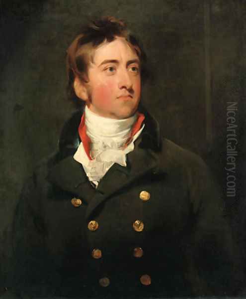 Portrait of Job Mathew Raikes (1767-1833) Oil Painting by Sir Thomas Lawrence