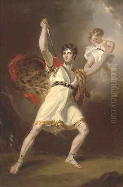 Portrait of John Philip Kemble as Rolla in Pizarro Oil Painting by Sir Thomas Lawrence