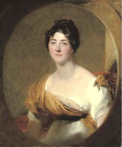 Portrait of a lady, probably Lucy Meredith, the artist's sister Oil Painting by Sir Thomas Lawrence