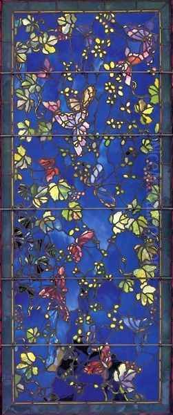 Butterflies And Foliage2 Oil Painting by John La Farge