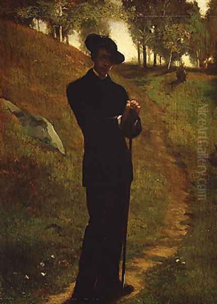 Portrait of the Painter Oil Painting by John La Farge