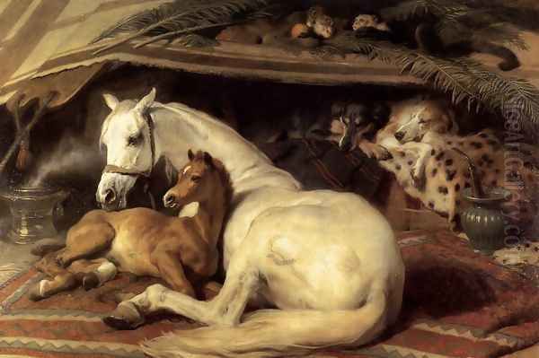 The Arab Tent 1866 Oil Painting by Sir Edwin Henry Landseer