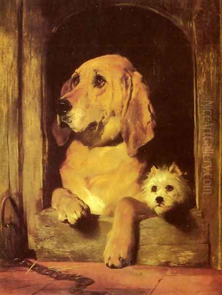 Dignity and Impudence 1839 Oil Painting by Sir Edwin Henry Landseer