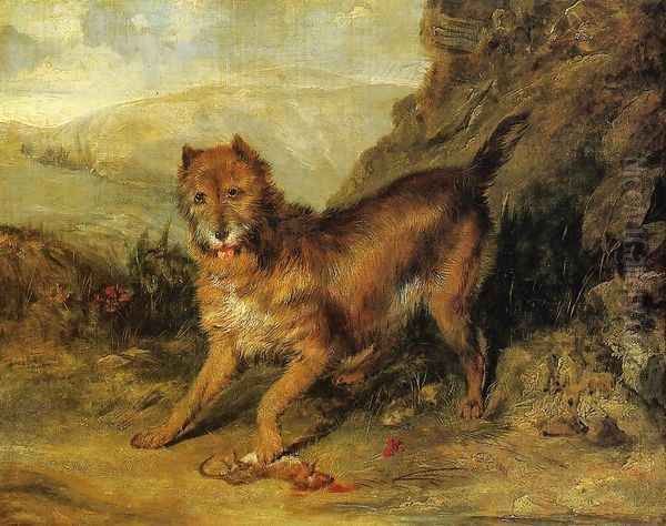 Bob Oil Painting by Sir Edwin Henry Landseer