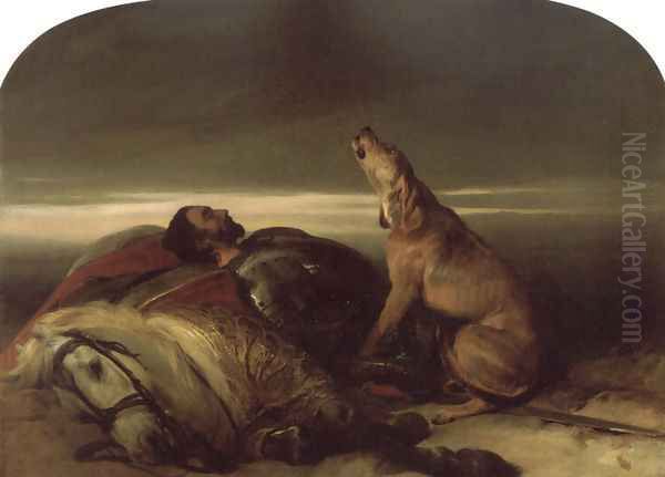 The Faithful Hound Oil Painting by Sir Edwin Henry Landseer