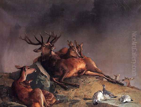 The Highland Nurses Oil Painting by Sir Edwin Henry Landseer