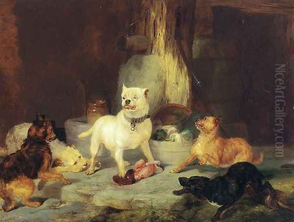 The King of the Castle Oil Painting by Sir Edwin Henry Landseer