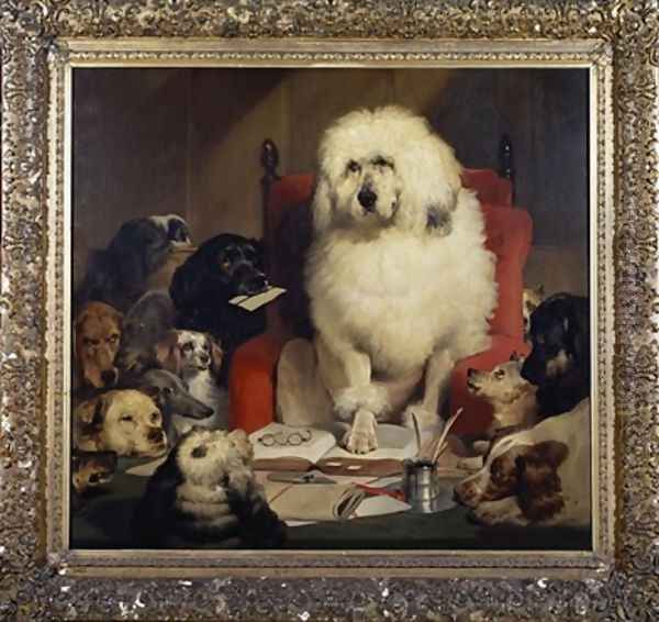 Trial by Jury Oil Painting by Sir Edwin Henry Landseer