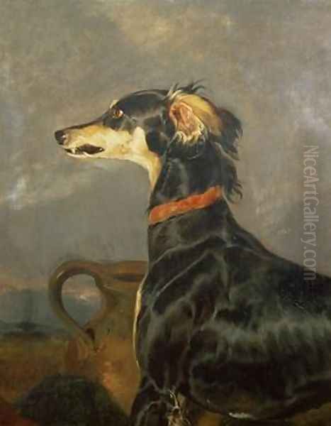 Queen Victorias Favourite Dog Eos Oil Painting by Sir Edwin Henry Landseer