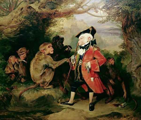 The Travelled Monkey Oil Painting by Sir Edwin Henry Landseer