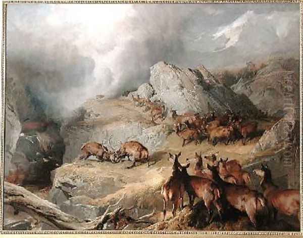 None but the Brave Deserve the Fair Oil Painting by Sir Edwin Henry Landseer