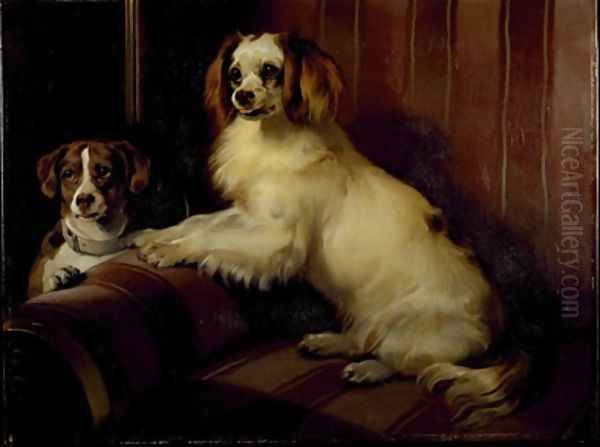 Boney and Var Oil Painting by Sir Edwin Henry Landseer