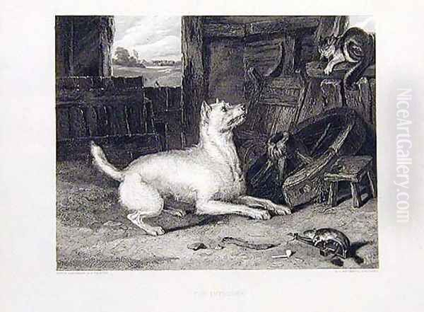 The Intruder Oil Painting by Sir Edwin Henry Landseer